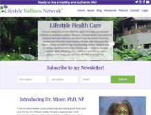 Tablet Screenshot of lifestylewellnessnetwork.com